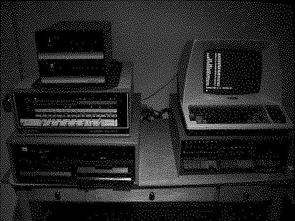Some vintage computers dithered using Ditherista and the ZhouFang algorithm