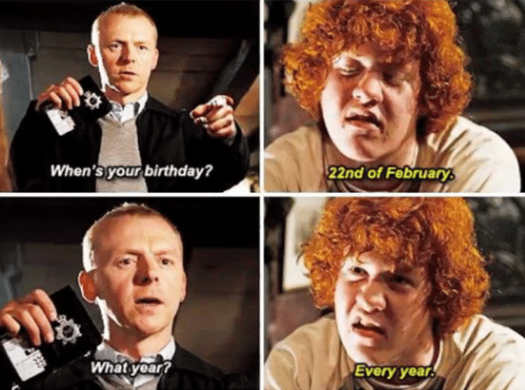 Every year.