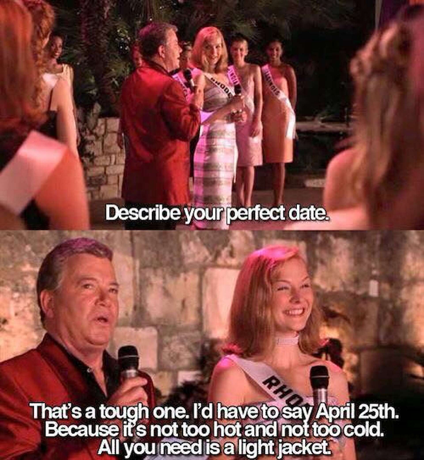 All you need is a light jacket.
