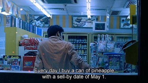 Every day I buy a can of pineapple
    with a sell-by date of May 1.